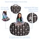 preview thumbnail 157 of 187, Kids Bean Bag Chair Cover Stuffed Animal Storage or Toy Organizer