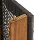 preview thumbnail 13 of 29, Polaris Outdoor 26" Square 3 Piece Wood and Wicker Bar Height Set by Christopher Knight Home