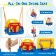 preview thumbnail 4 of 8, Gymax 3-in-1 Kids Swing Set 660 LBS Carbon Steel Swing Frame w/ Belt
