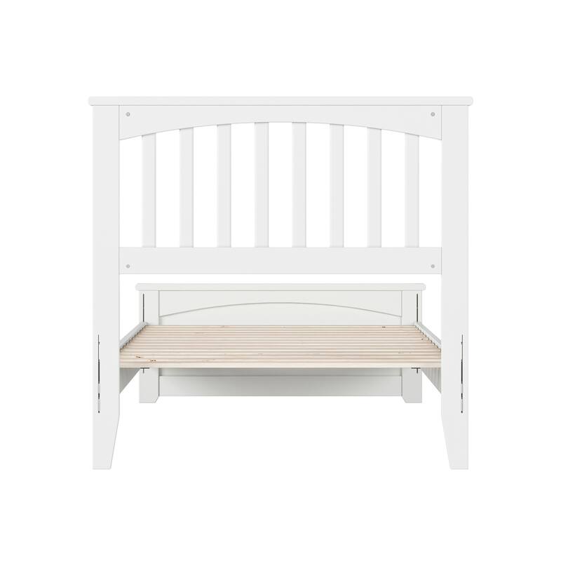 Becket Solid Wood Low Profile Platform Bed with Matching Footboard