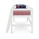 preview thumbnail 2 of 1, Camaflexi Twin-size White Finish Low Loft Bed with Mission Headboard