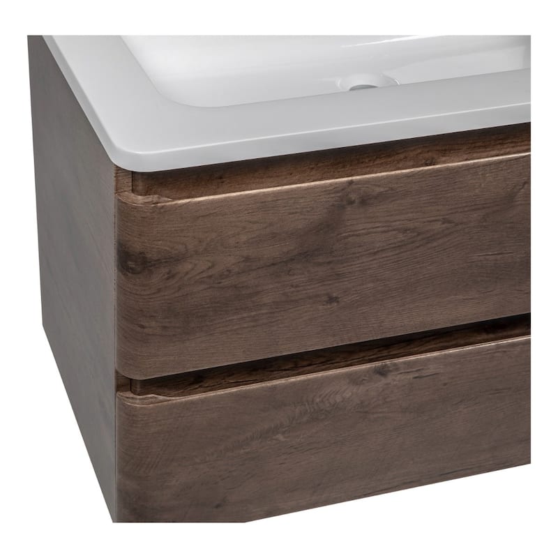 Modern Wall-Mounted Bathroom Vanity with Washbasin | Comfort Collection Omega Collection 32"