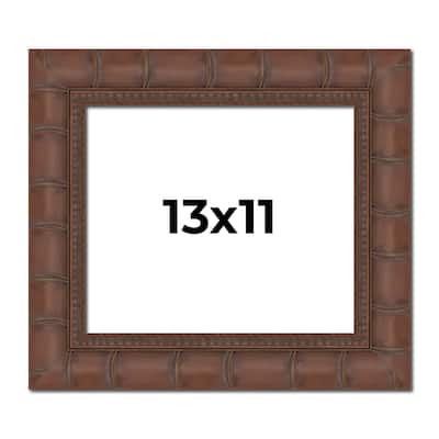 13x11 Frame Pewter Solid Wood Picture Frame Width 1.625 Inches | Interior Frame Depth 0.6875 Inches