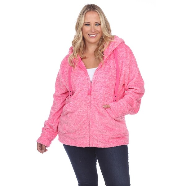 Sherpa jacket women's plus size clearance