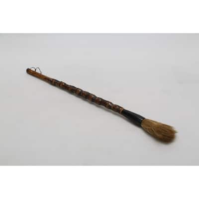 Artissance 15" Small Brown Arhat Bamboo Calligraphy Brush