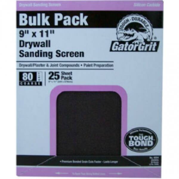 Shop Gator 4254 Drywall Sanding Screen 80 Grit 9 X 11
