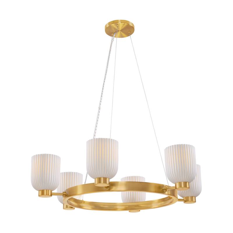 Savoy House 1-3170-6 Isla Blanca 6 Light 32" Wide Chandelier