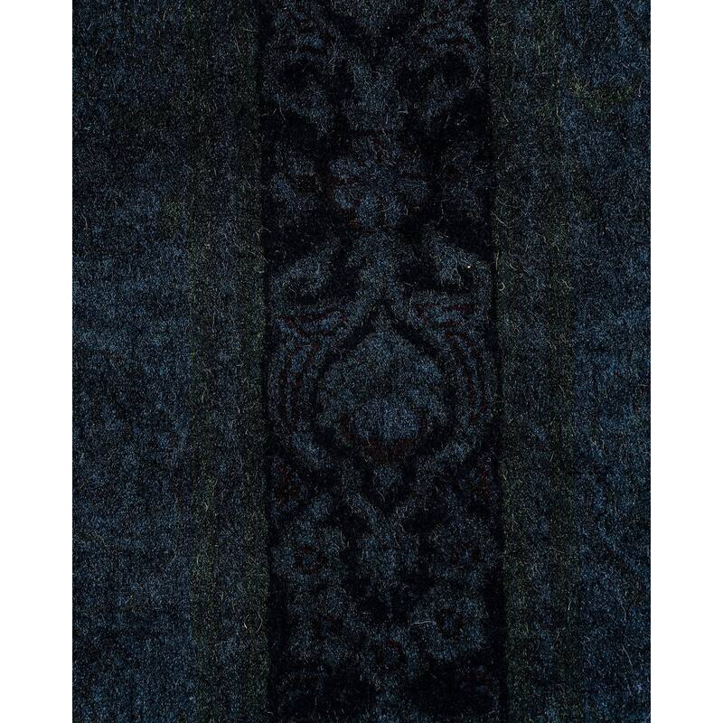 Fine Vibrance One-of-a-Kind Hand-Knotted Area Rug - Gray, 5' 1" x 5' 1" - 5' 1" x 5' 1"