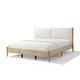 preview thumbnail 17 of 17, Christopher Knight Home - Elara Bed with Solid Rubberwood Frame, Boucle Upholstered Headboard