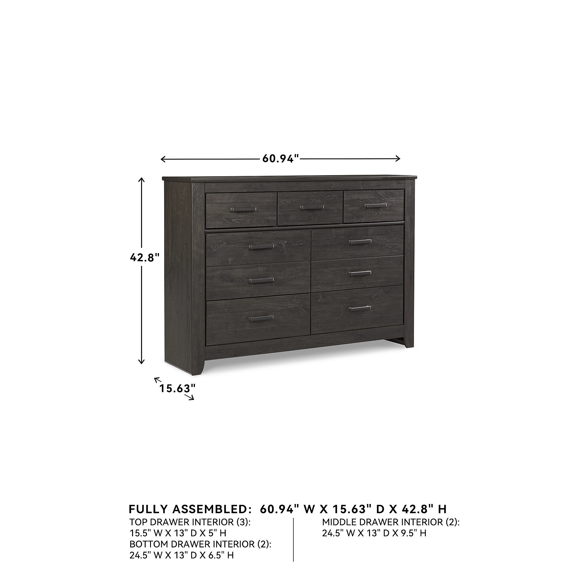 white christmas dresses Hollivern Six Drawer Dresser – Taylor's Furniture main image 0