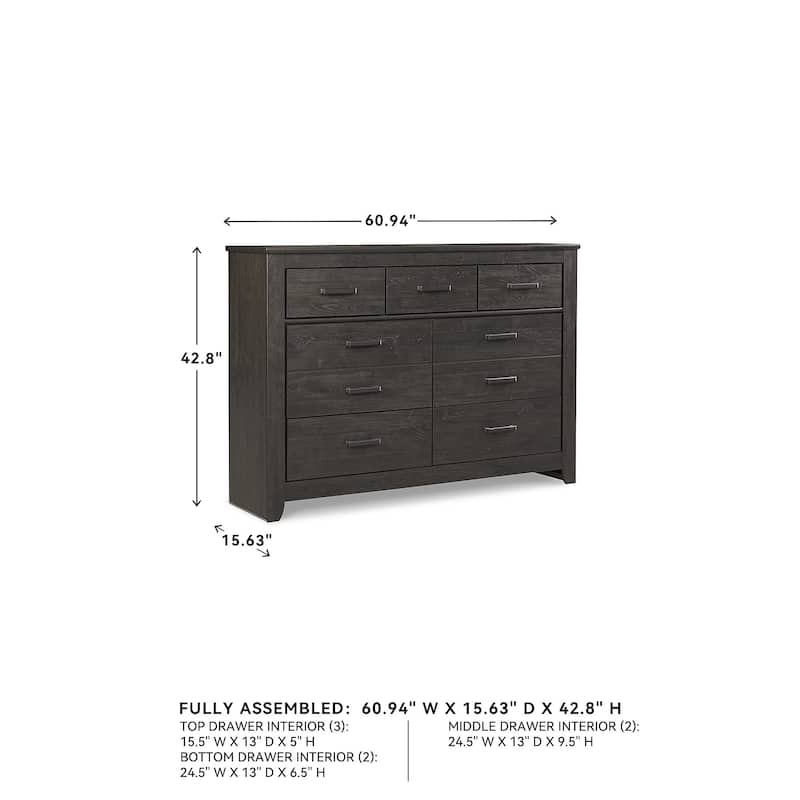 Signature Design by Ashley Brinxton Urban Charcoal Dresser