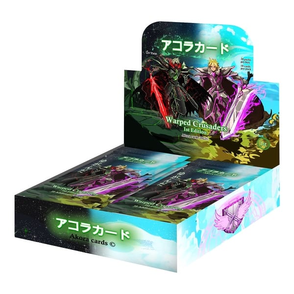 Akora TCG: Warped Crusaders Booster Box (1st Edition) - Bed Bath & Beyond - 40897568 Akora TCG: Warped Crusaders Booster Box (1st Edition) - Bed Bath & Beyond - 40897568