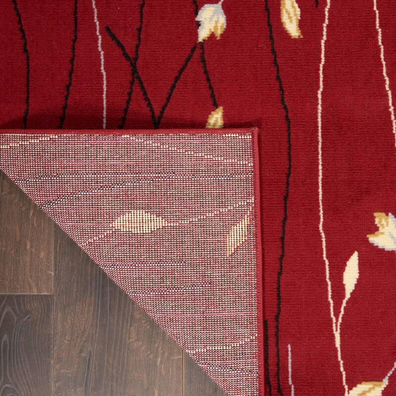 Nourison Grafix Floral Botanical Transitional Area Rug