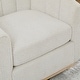 preview thumbnail 15 of 15, Boucle Modern 360° Swivel Barrel Chair with Chenille Cushions and Pocket Spring Seat