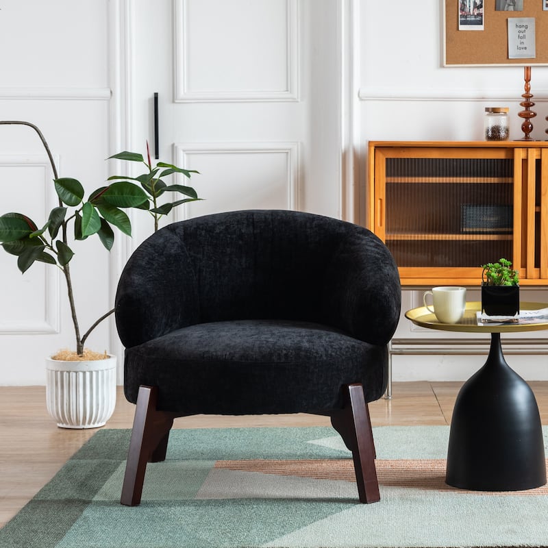 XINMICS Modern Accent Chair Upholstered Armchair for Living Room, Bedroom