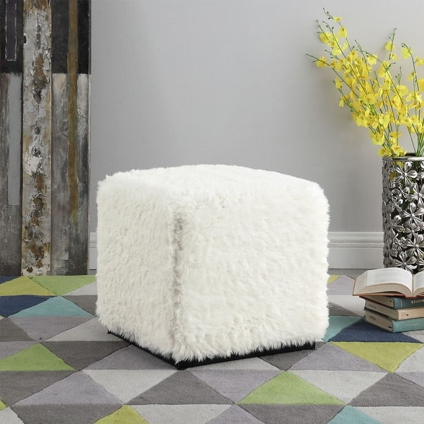 slide 2 of 29, HomePop Modern Cube Ottoman