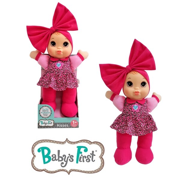 XXBaby's First Kisses Baby Doll Toy with Animal Print Top - All