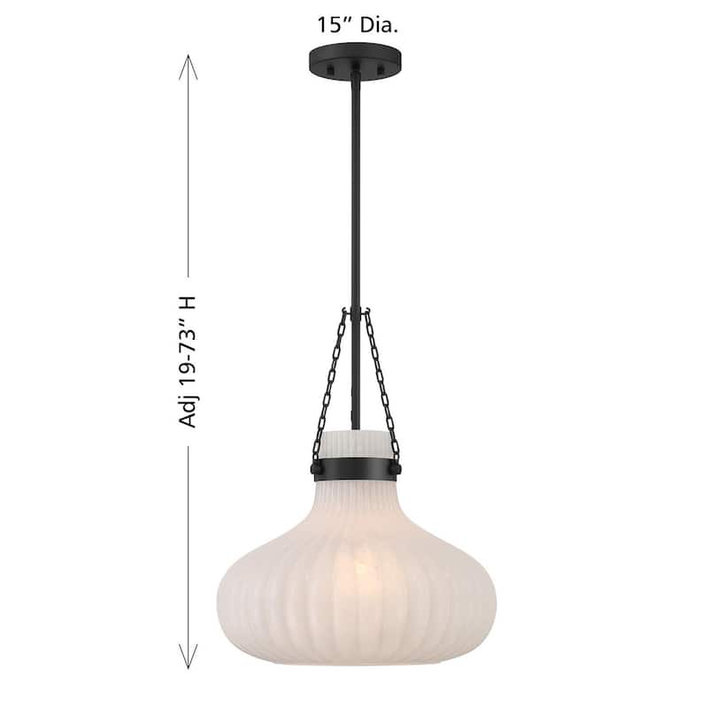 1-Light Pendant By Trade Winds