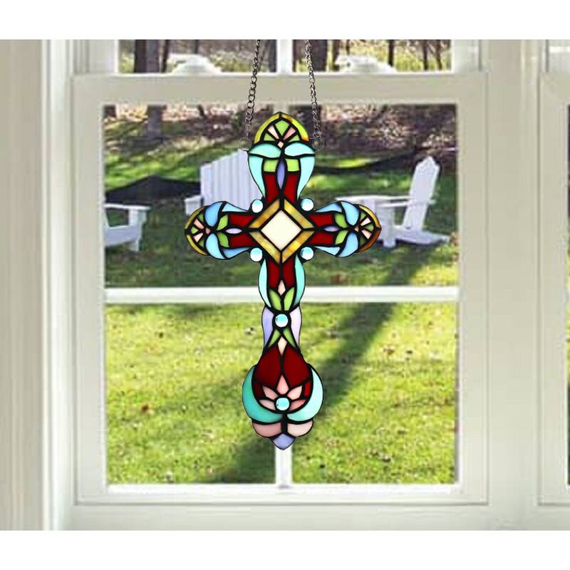 Geometric Design Window Panel/ Suncatcher