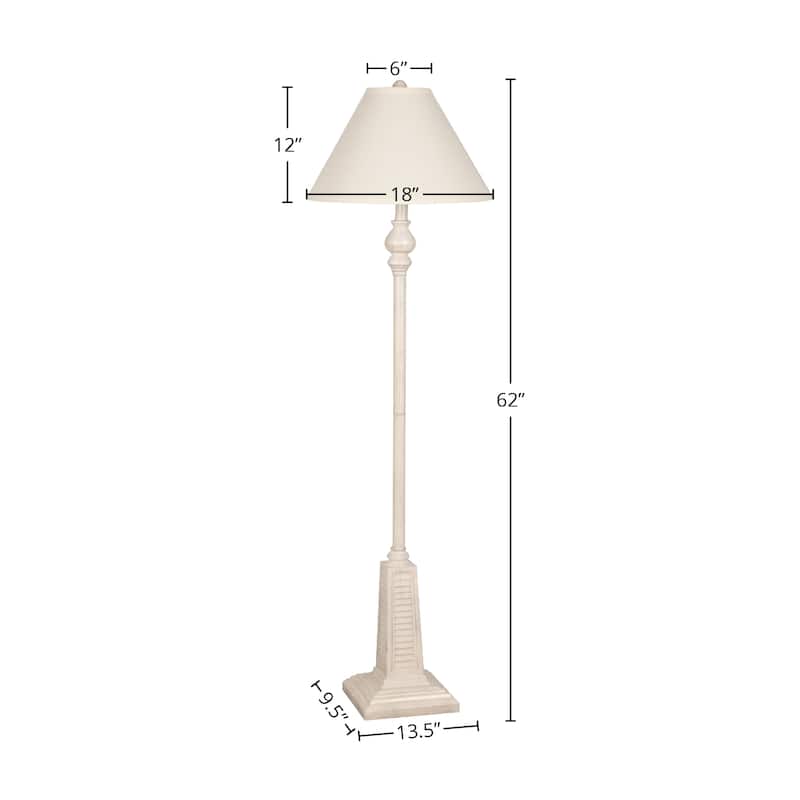 Polyresin 62" Floor Lamp
