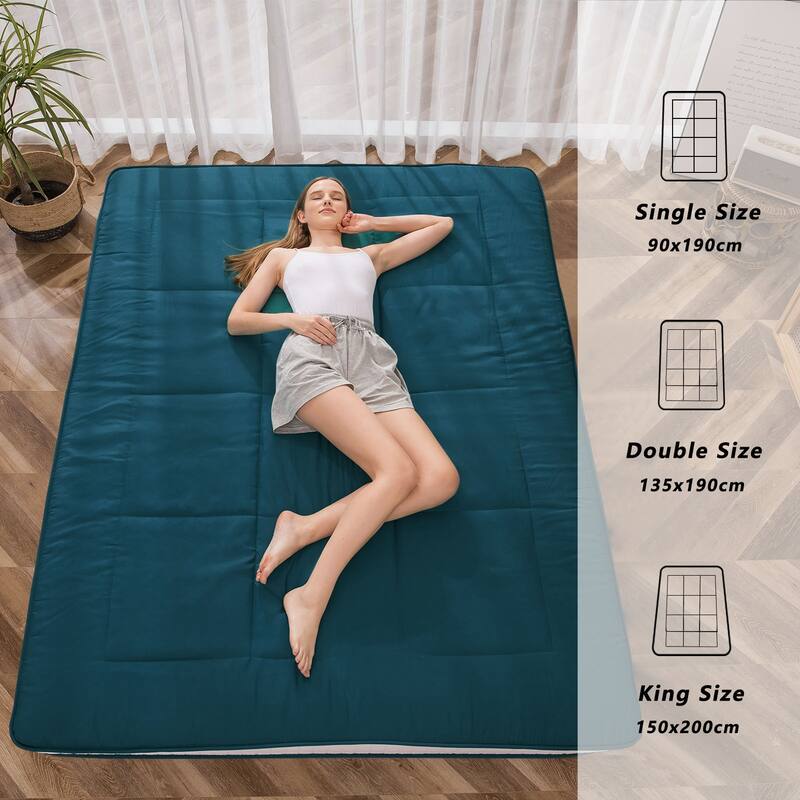 Padded Japanese Roll Up Floor Futon Mattress