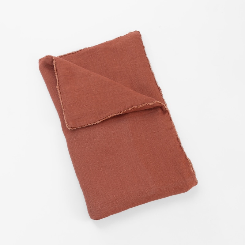 Ranier, Linen, Burnt Sienna, Sham