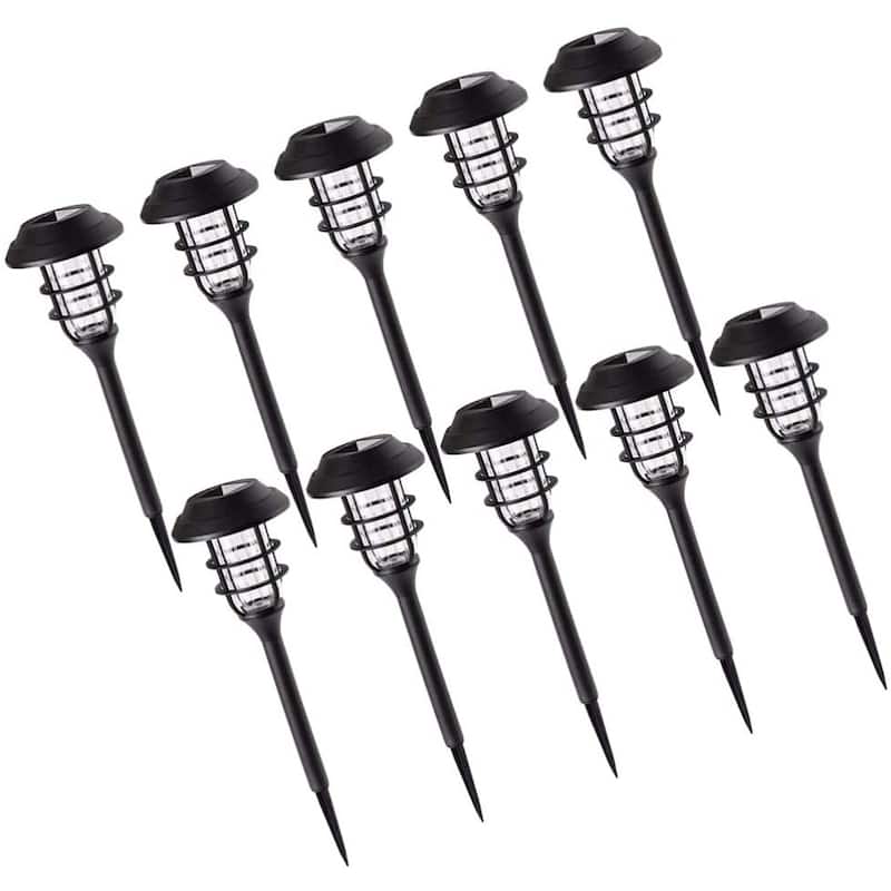 10 Pack Solar Garden Lights LED Landscape Yard Lawn Decor Lamps