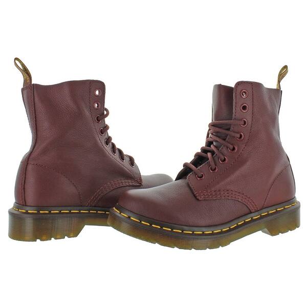 Shop Dr Martens Womens Pascal Ankle Boots Leather Fashion Cherry Red 5 Medium B M Overstock 28068665