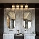 preview thumbnail 158 of 182, 2/3/4-Light Modern Bathroom Crystal Vanity Light Wall Sconces