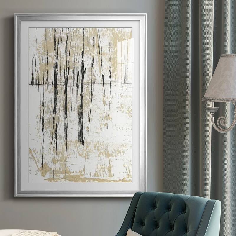 Gilded Forest II Premium Framed Print - Ready to Hang