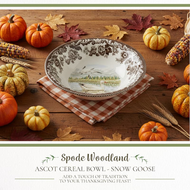 Spode Woodland Ascot Cereal Bowl