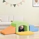 preview thumbnail 25 of 25, Soft Foam Playset for Toddlers, Single-Tunnel Foam Climber for Kids, Indoor Active Play Structure with Slide Stairs and Ramp