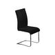 preview thumbnail 6 of 5, Best Master Furniture Faux Leather Dining Side Chair (Set of 2) Black