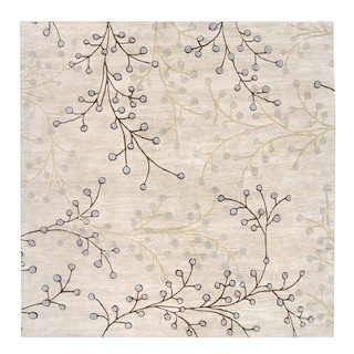 Sakura Handmade Transitional Floral Wool Area Rug