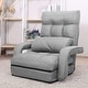 preview thumbnail 6 of 10, Adjustable 6-Position Floor Chair Folding Lazy Gaming Sofa,Indoor Chaise Lounge Sofa