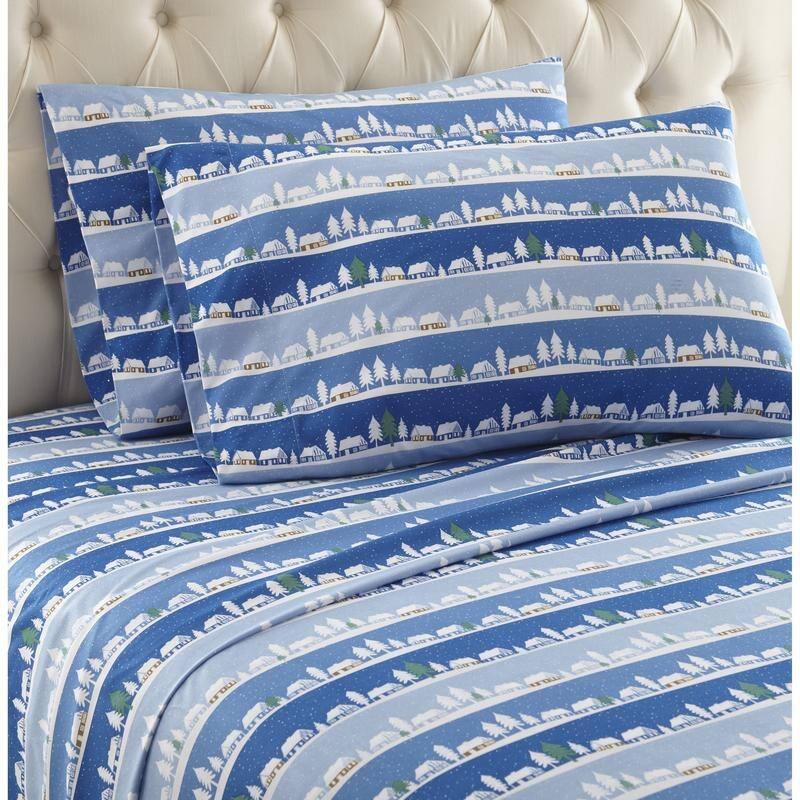 Shavel Micro Flannel® Patterned 4-piece Sheet Set
