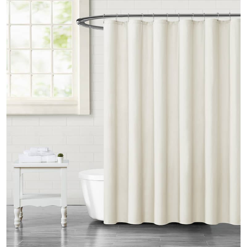 Truly Calm Embossed Fabric 70x72 Shower Liner