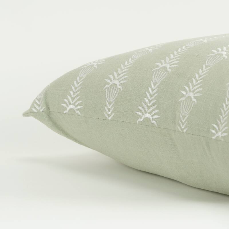 Rizzy Home Embroidered Throw Pillow Cover