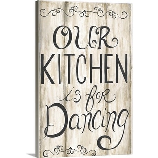 Kitchen Is For Dancing Canvas Wall Art On Sale Overstock 25618883