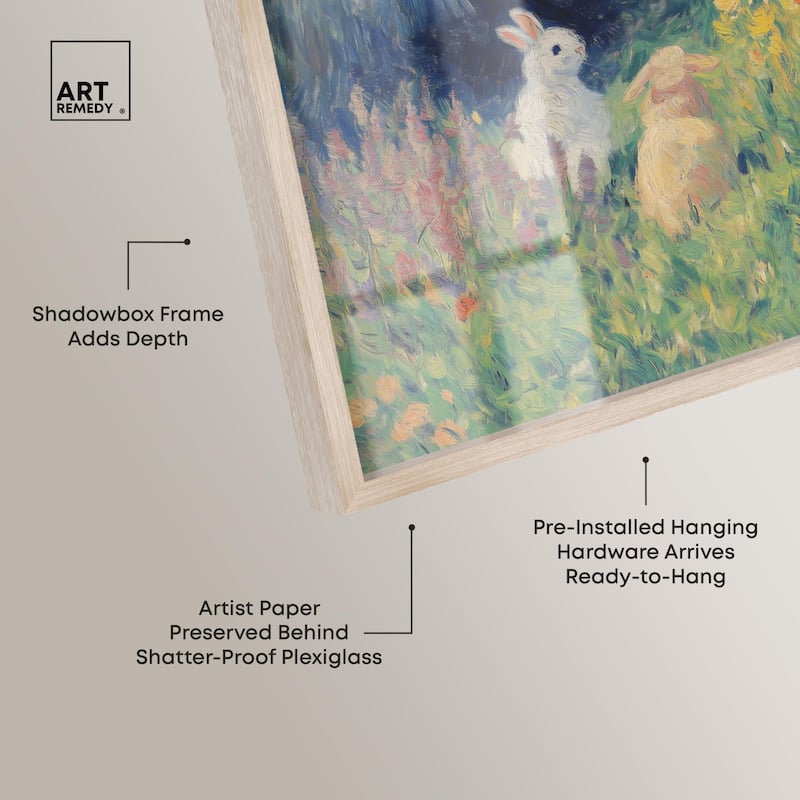 Quiet Gardeners Shadowbox by Art Remedy