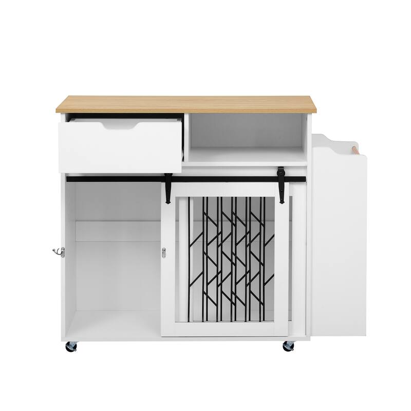 Furniture Style Dog Crate Kitchen Island End Table Pet Friendly Furniture
