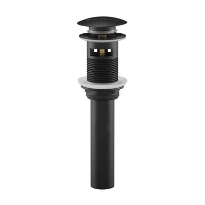 Swiss Madison Residential Pop Up Sink Drain 1.75 In Matte Black - 2.6" x 1.25" 8.05"