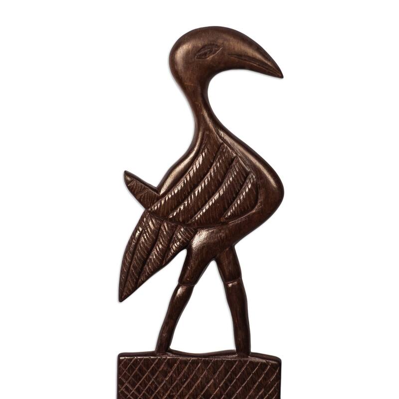 Novica Handmade Galevo Mahogany Wood Wall Art