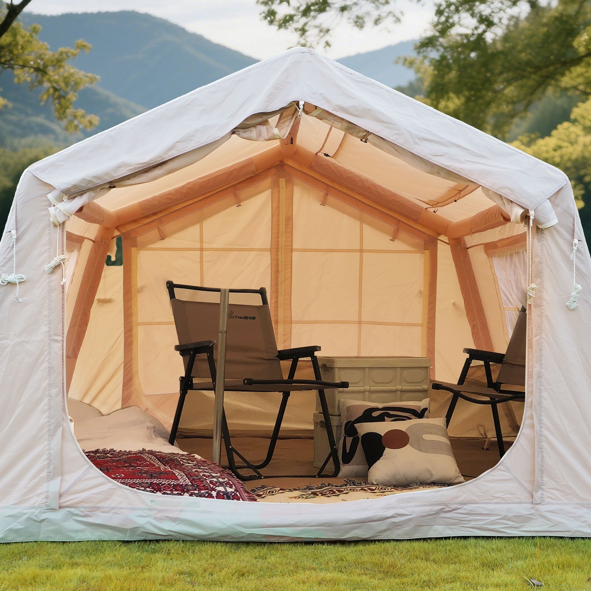 quasar 300 tent 10x15 Q8 Canopy Size:3m Half Moon Nothandkurbel - Thule Ersatzteil corne_keyboard The dome construction has