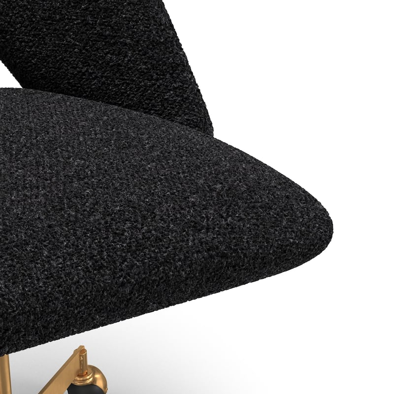 Shelby Boucle Rolling Chair
