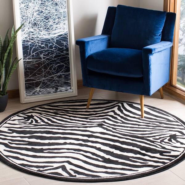 Shop Safavieh Lyndhurst Adile Modern Zebra Rug On Sale Overstock 5396290