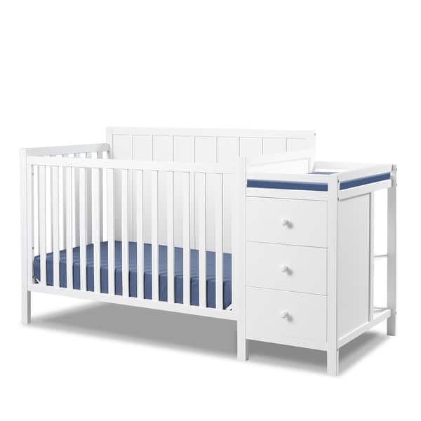 slide 2 of 20, Sorelle Furniture Essex Crib & Changer White