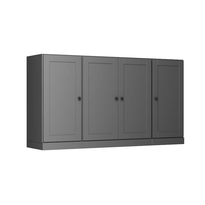 Palace Imports 100% Solid Wood 65" Sideboard with Shaker Doors, 2-Drawers & Adjustable Shelves