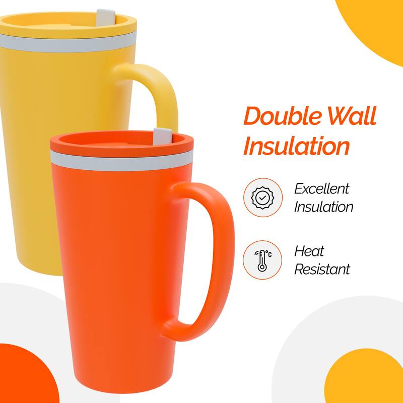Copco Set of 2 Cone Desk Mugs