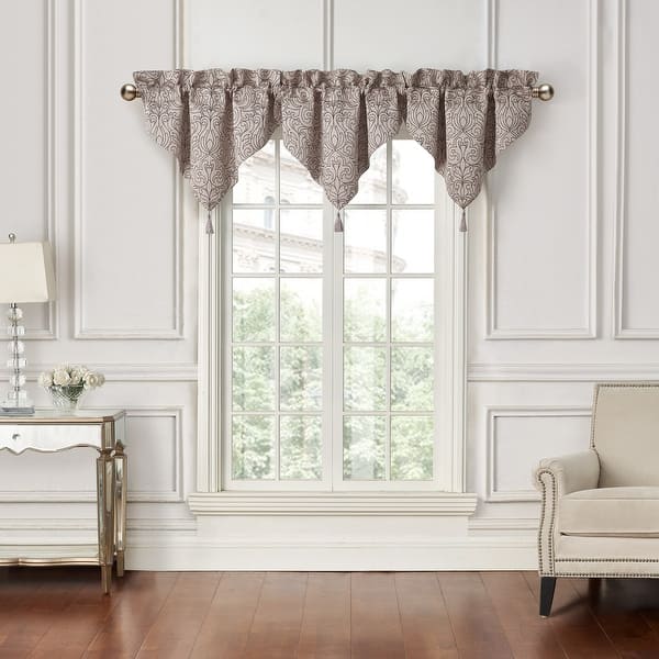 slide 1 of 2, Waterford Patrizia Ascot Valance Set of 3 - 40x25